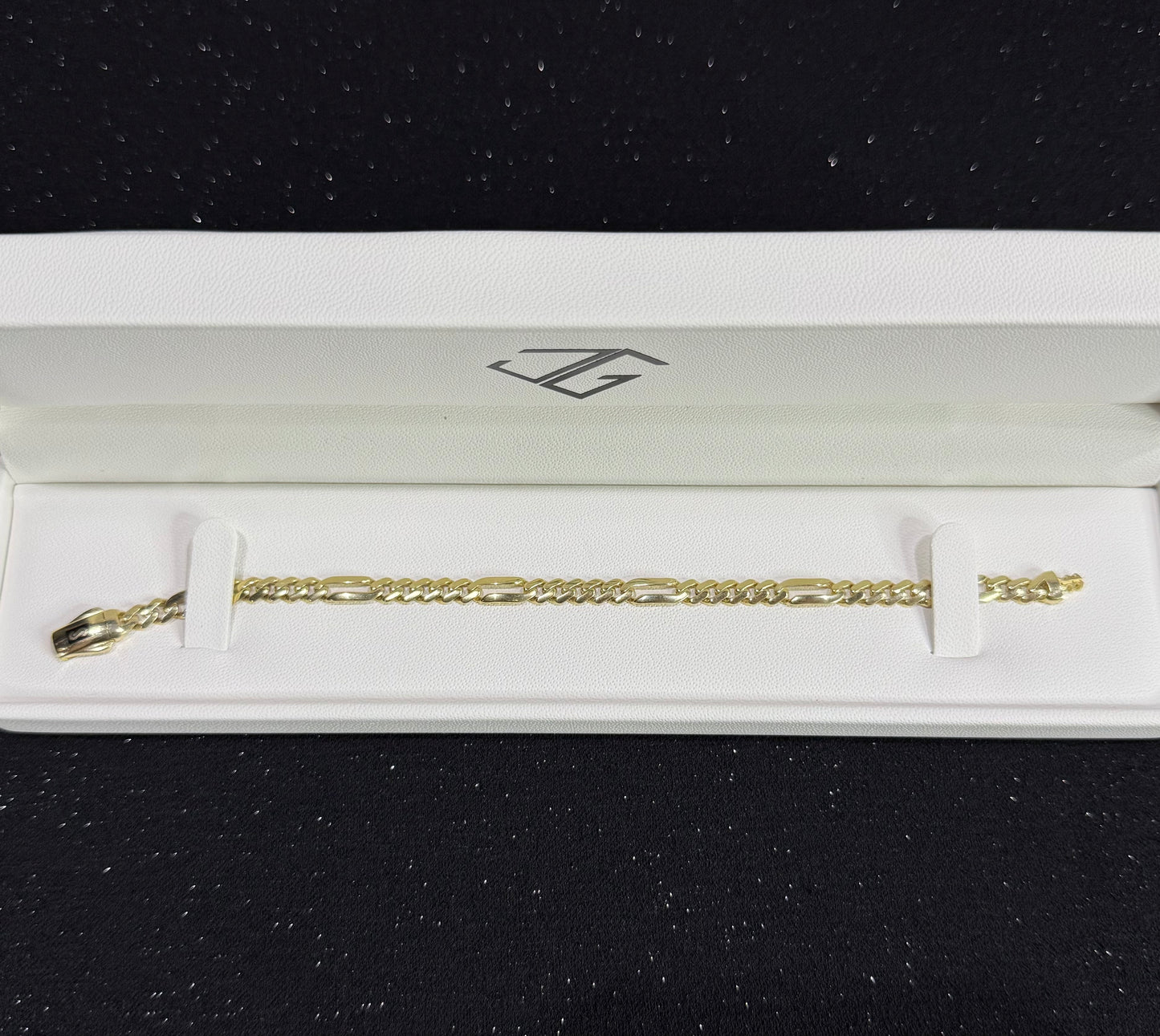 Pulso Monaco Chain oro 10 K 5 mm x 18 cm