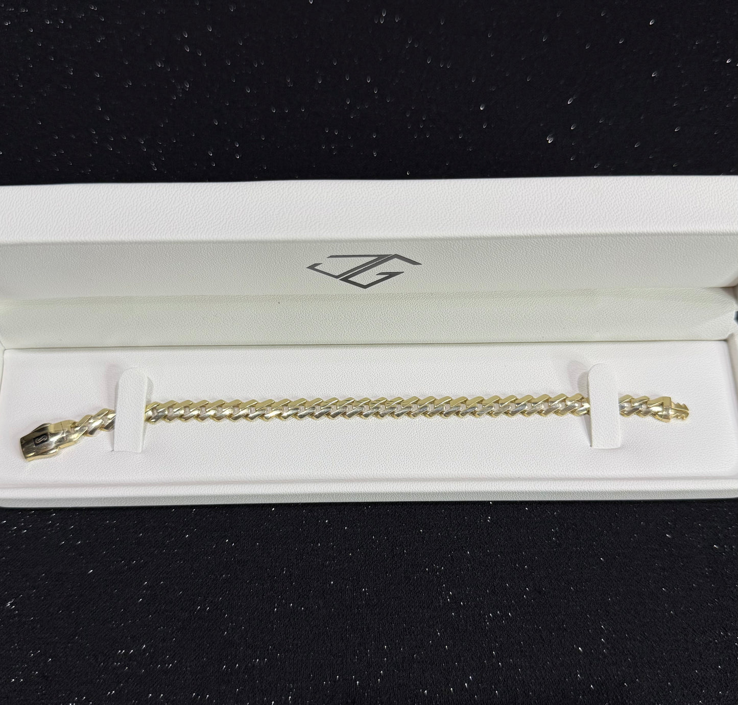 Pulso Monaco Chain oro 10 K 6.5 mm x 18 cm