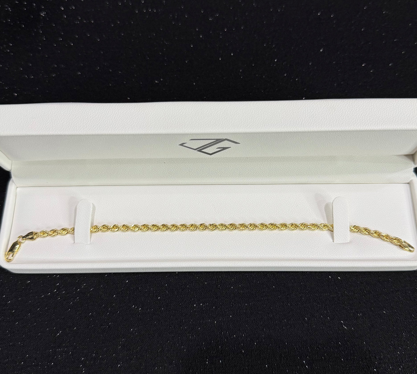 Pulso torzal oro 10 K 4 mm x 21 cm