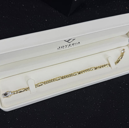 Pulso Monaco Chain oro 10 K 5 mm x 20 cm