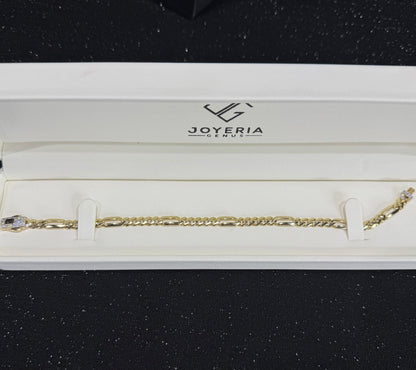 Pulso Monaco Chain oro 10 K 5 mm x 20 cm