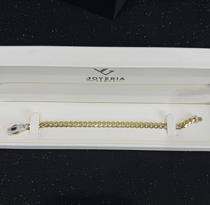 Pulso Monaco Chain oro 10 K 6 mm x 18 cm