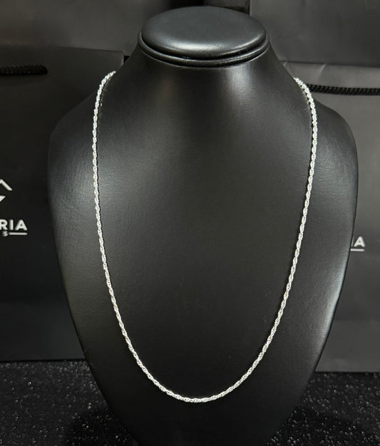 Torzal plata 2 mm x 60 cm