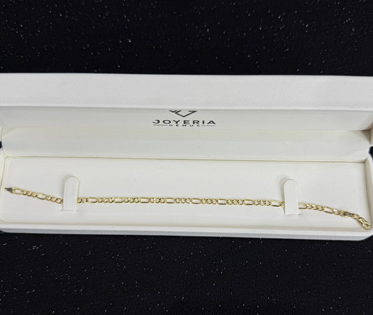 Pulso crtr oro 10 K 4 mm x 21 cm
