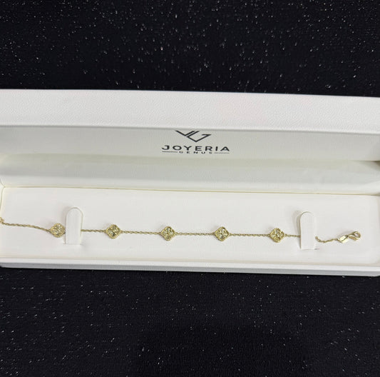 Pulsos trebol oro 10 K 21 CM