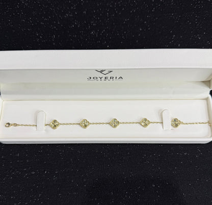 Pulsos trebol oro 10 K 21 CM