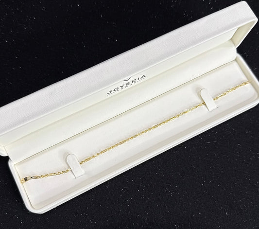Pulso torzal figaro oro 10 K 2 mm x 21 cm