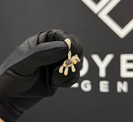Dije oso con zirconias oro 10 K