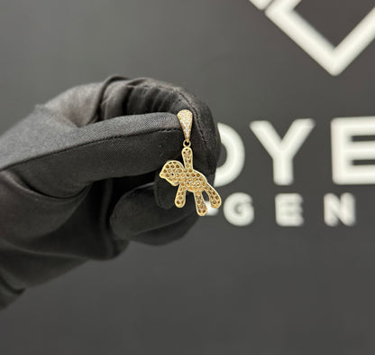 Dije oso con zirconias oro 10 K